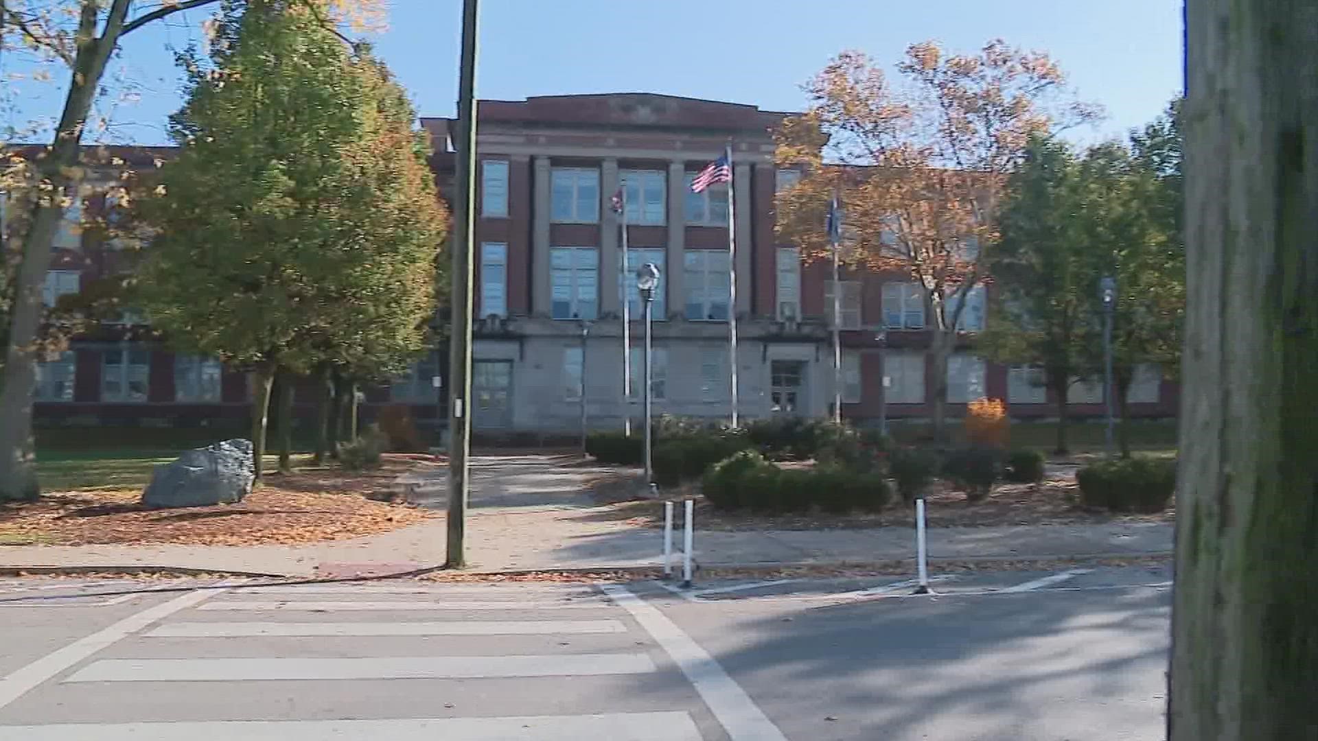 The school was briefly placed on lockdown.