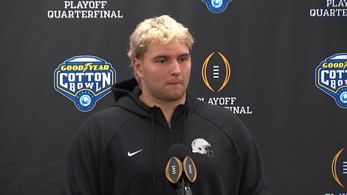 Carson Hinzman speaks ahead of the Cotton Bowl | Ohio State vs. Miami