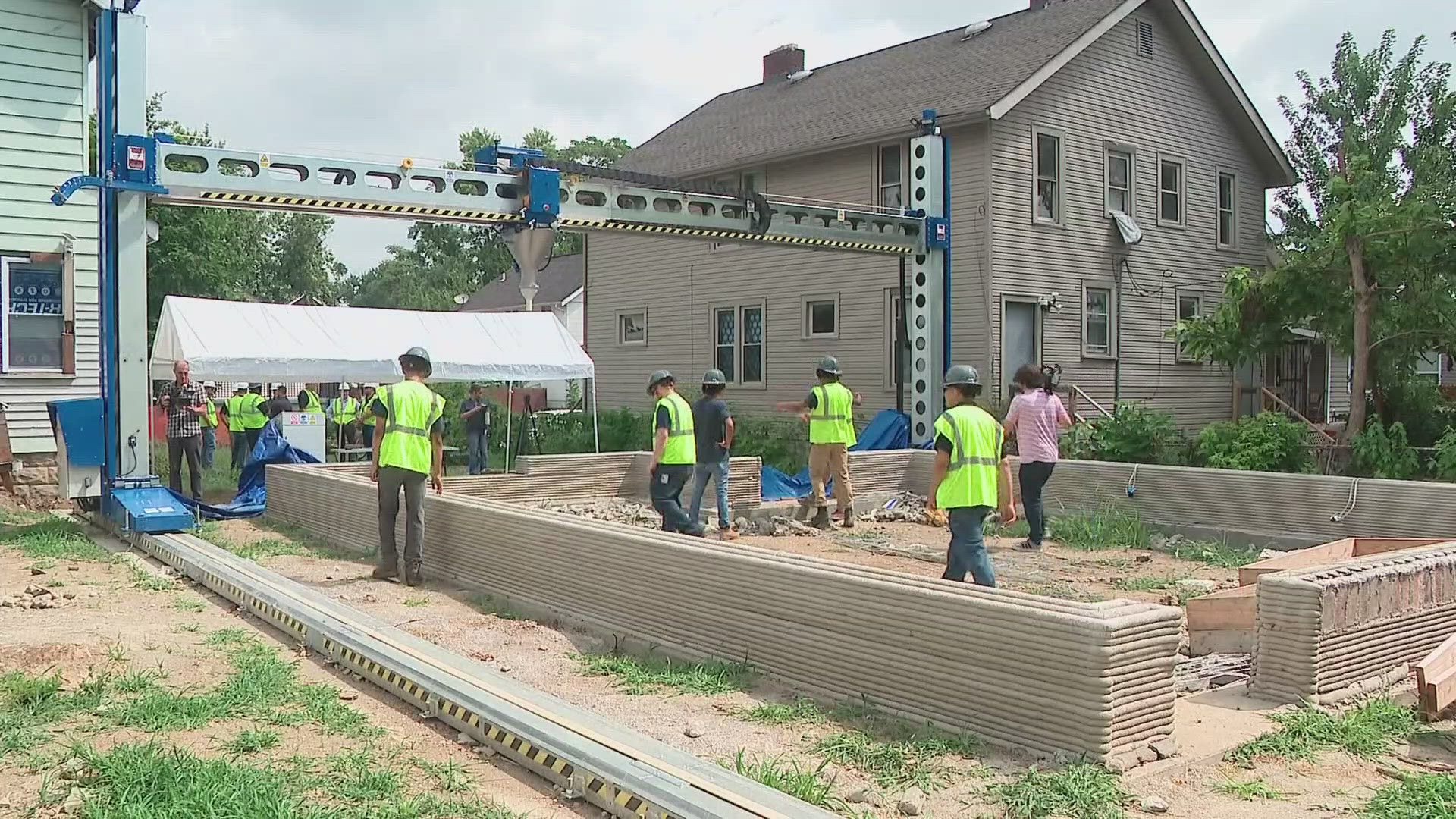 A home on the 1500 block of East 26th Street in Linden will be built using a 3D printer.