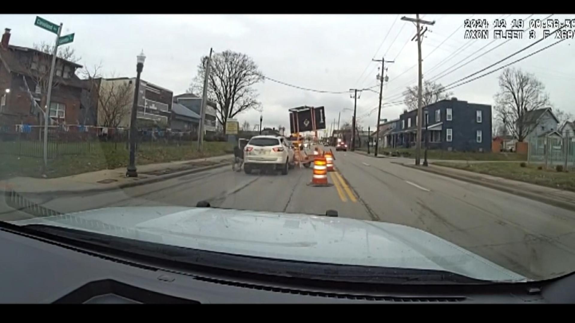 Videos show pursuit involving Columbus police and juveniles in stolen