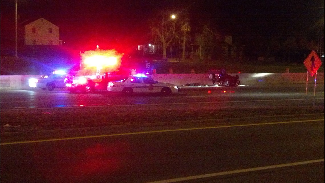 Jeep Crashes On I70 Eastbound