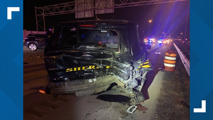 Deputy injured in crash on I-70 near Hilliard