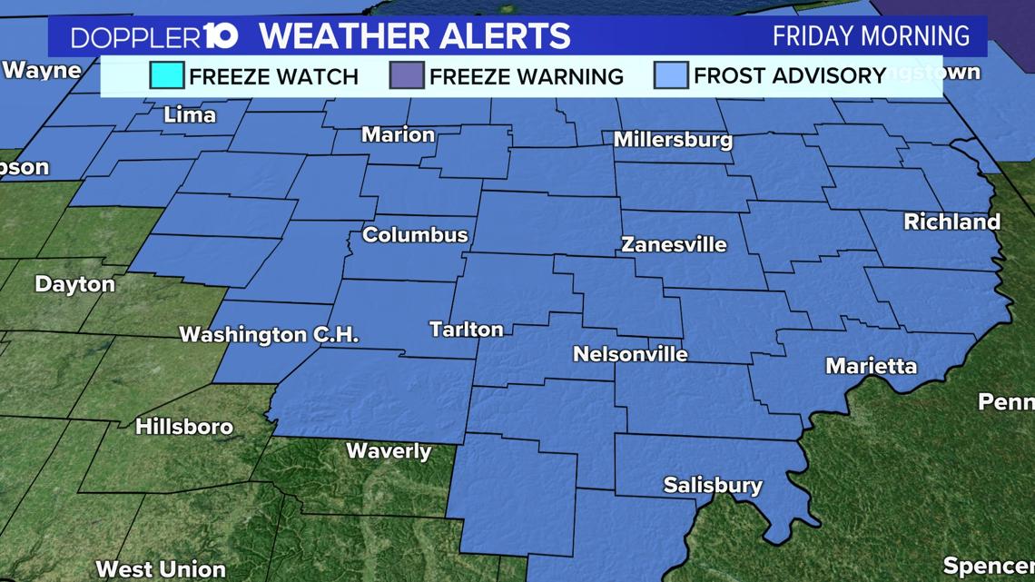 What is a Frost Advisory? Alert issued for Columbus, Ohio area - Vimarsana News
