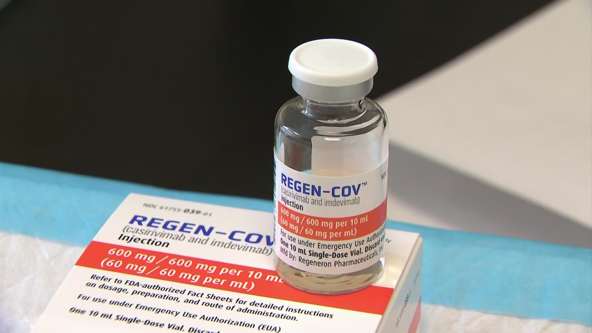 Monoclonal antibody infusion is given to patients experiencing COVID-19 symptoms to help build their immune response against serious infection from the virus.