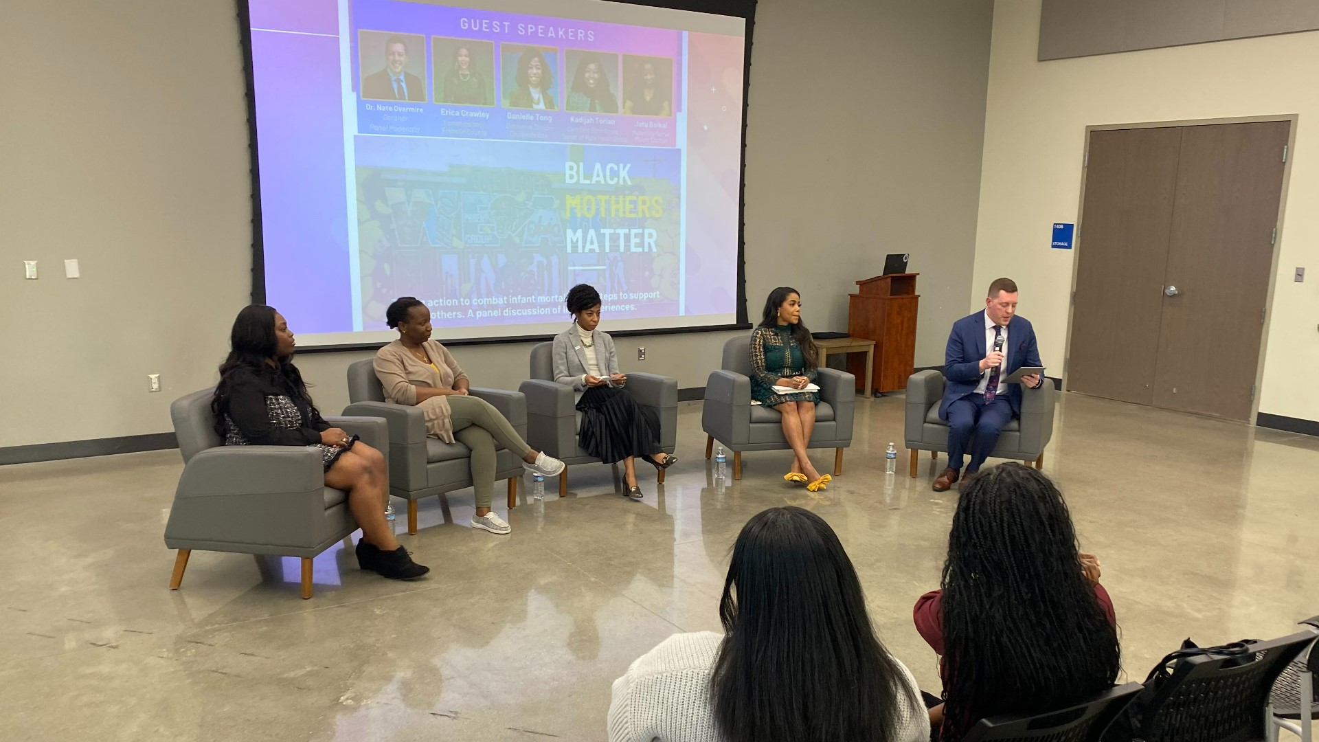 A group of panelists gathered in Linden to address how the disparities in infant mortality rates in Franklin County and how they can work to stop the trend.