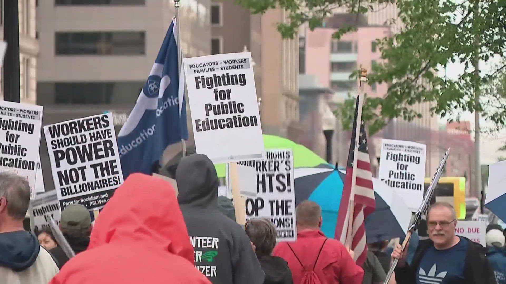 The House passed its version of the budget last month which includes $550 million more in public school funding than in the last two years.