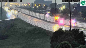 I-270 west reopens in north Columbus after crashes
