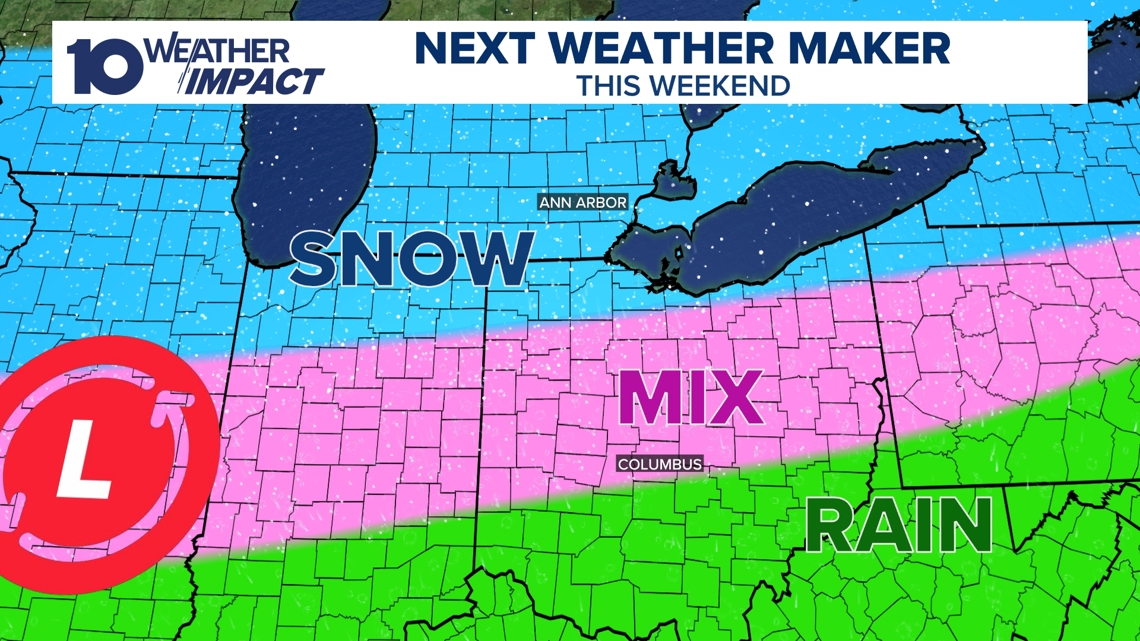 Wintry storm system could affect travel this weekend