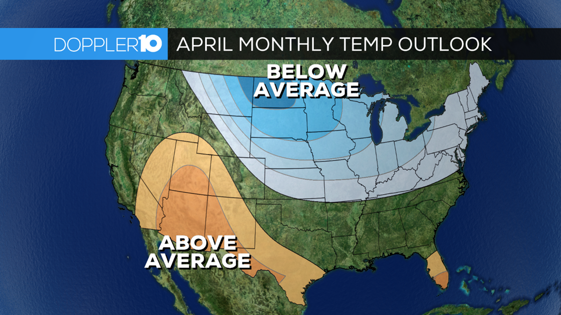 Monthly Weather Outlook April