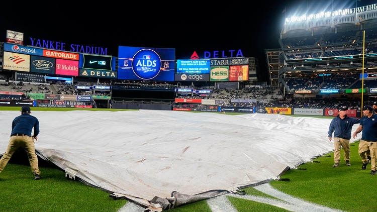 Guardians-Yankees ALDS Game 5 postponed until Tuesday due to rain