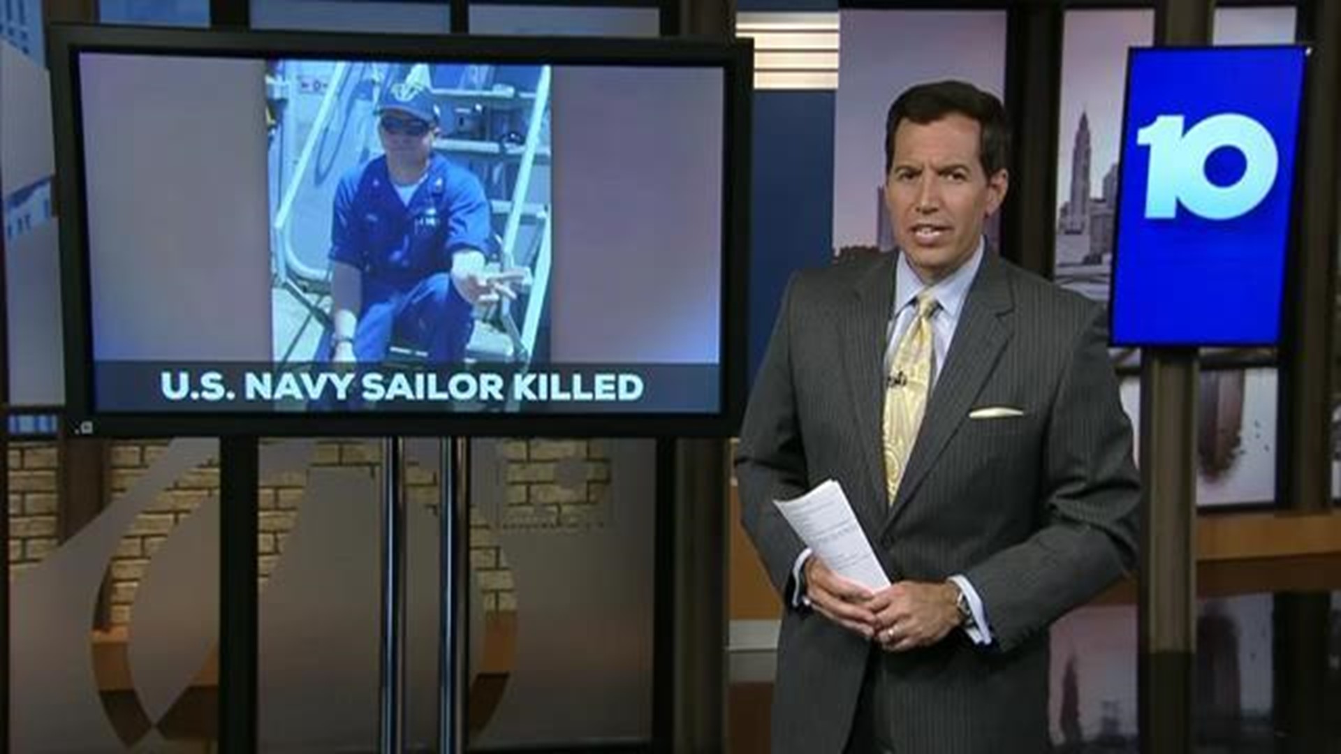 Ohio sailor killed in crash hailed as hero