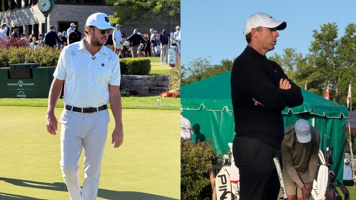 Peyton Manning, Luke Bryan among celebrities teeing off at Memorial Tournament pro-am