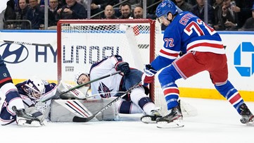 Tarasenko, Kane both score as Rangers down Blue Jackets 6-2