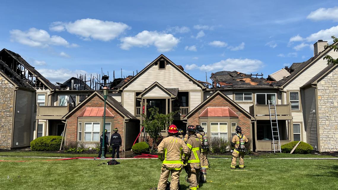 The City of Dublin said several units were evacuated, but that all residents and pets are safe.