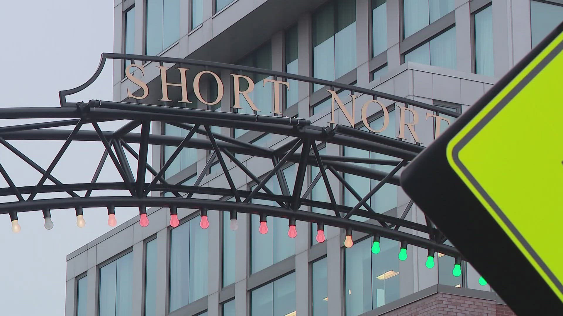 On Saturday afternoon, an apparent group of neo-Nazis marched through the Short North, yelling racial slurs through megaphones.