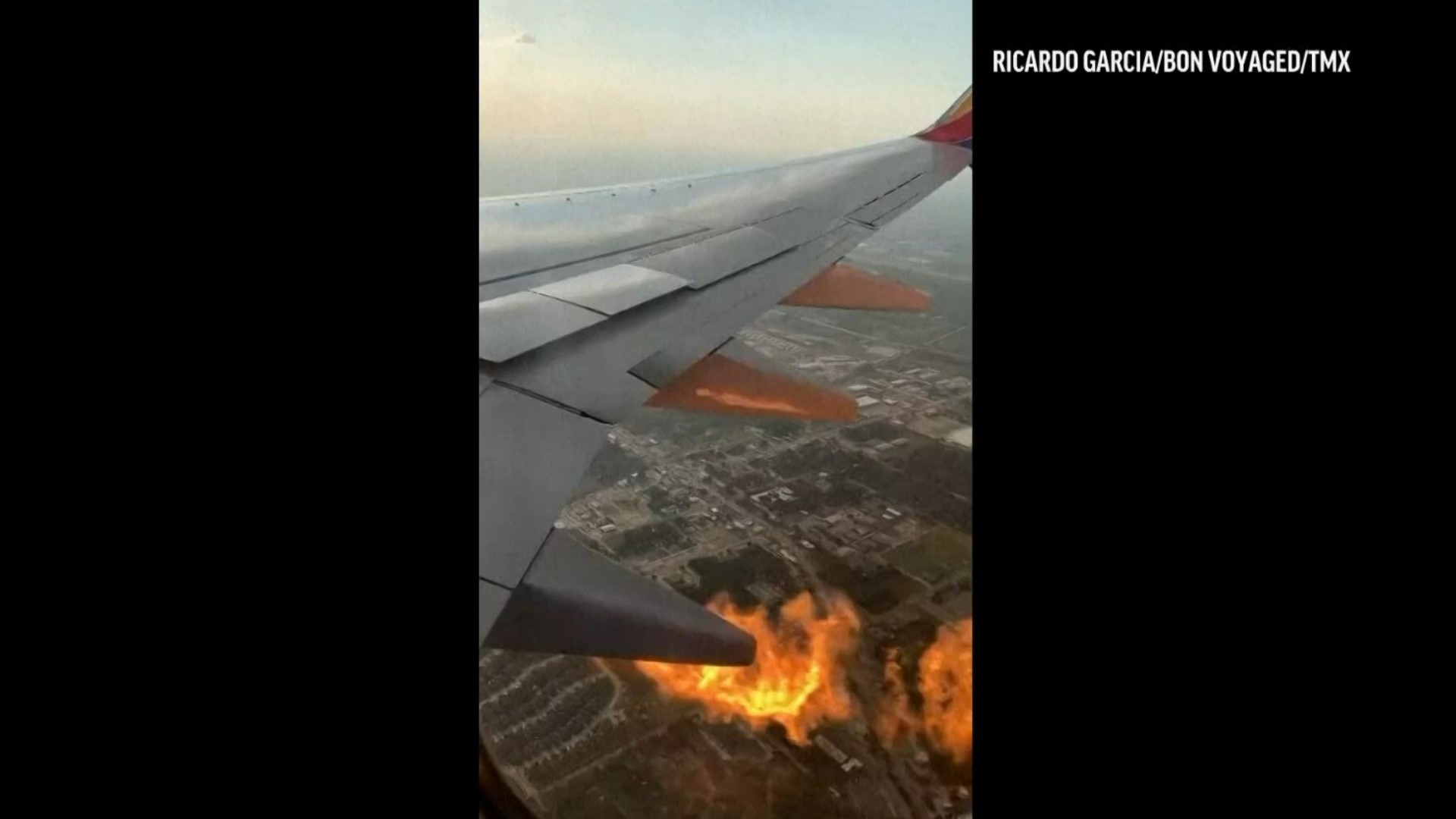 Southwest Airlines Plane Engine Catches Fire Mid Flight