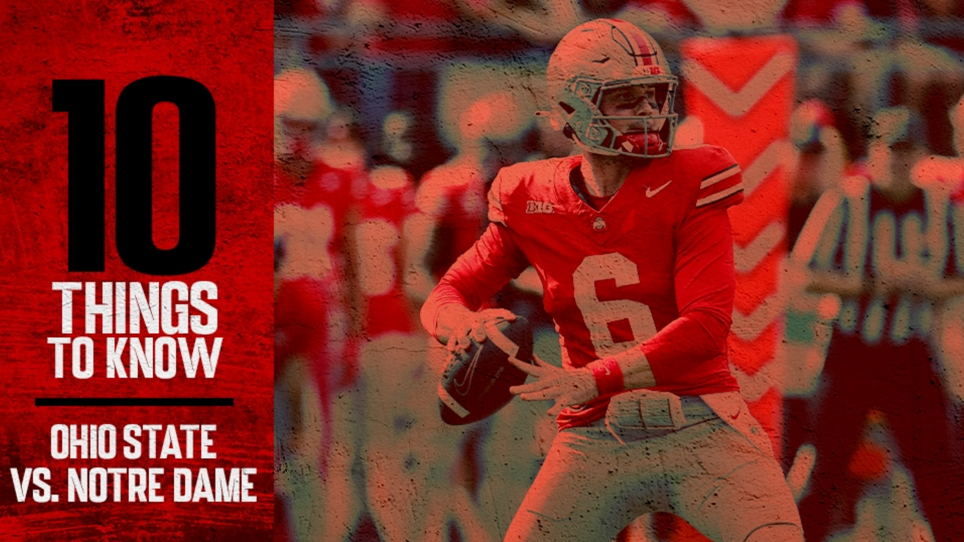 The Ohio State Buckeyes get their first real test on the road against Notre Dame on Saturday.