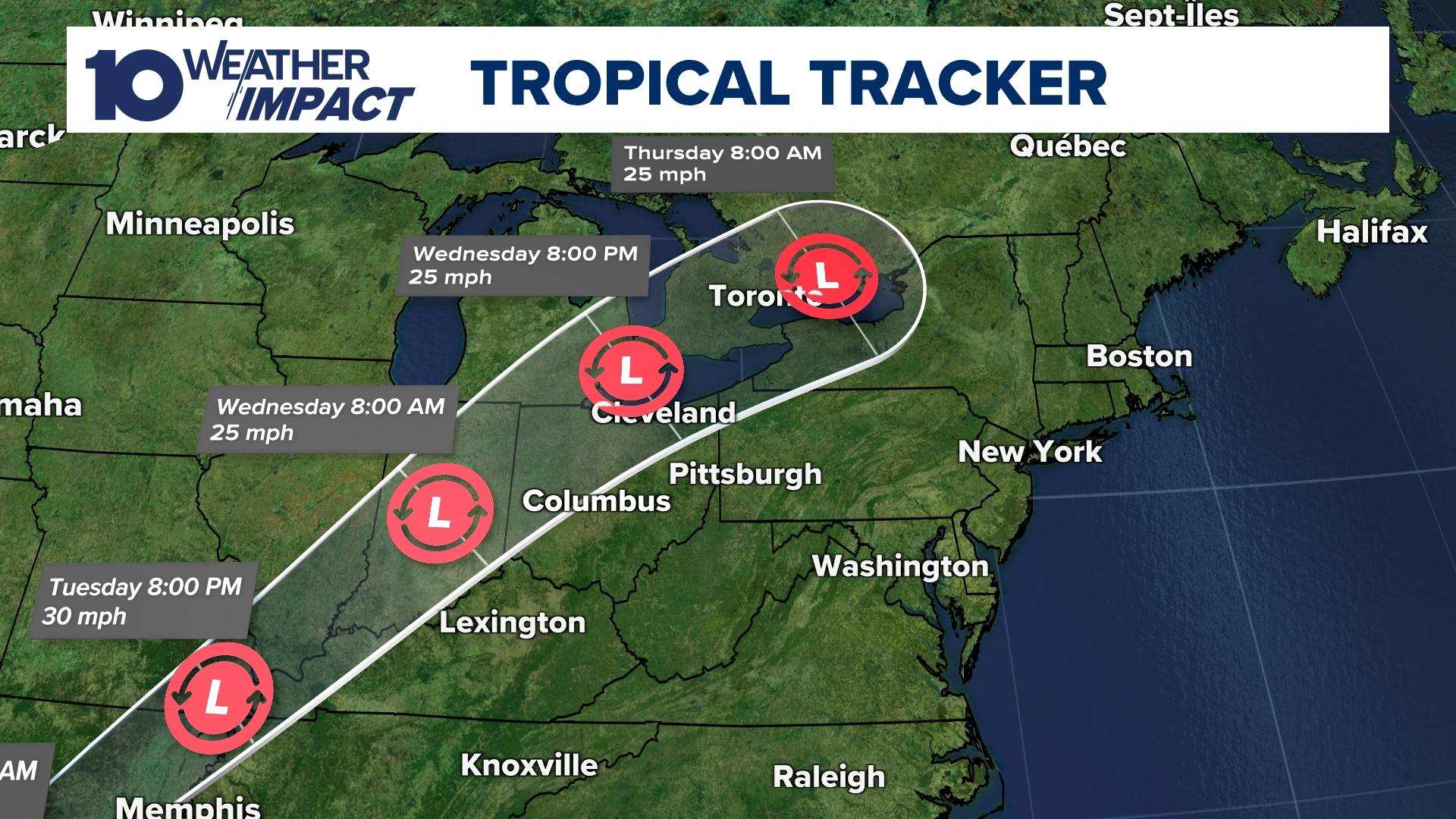 Weather Radar for Columbus Ohio