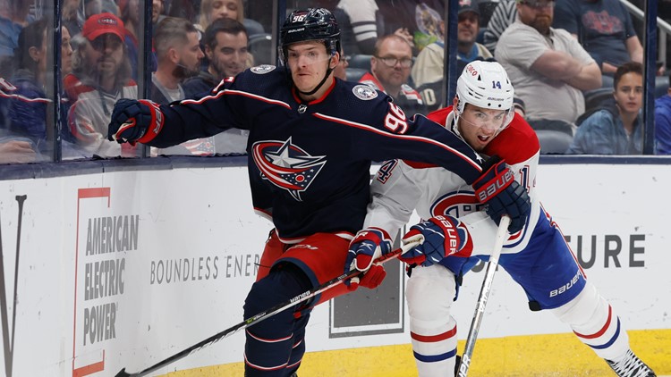 Roslovic scores twice to lead Blue Jackets over Canadiens 5-1