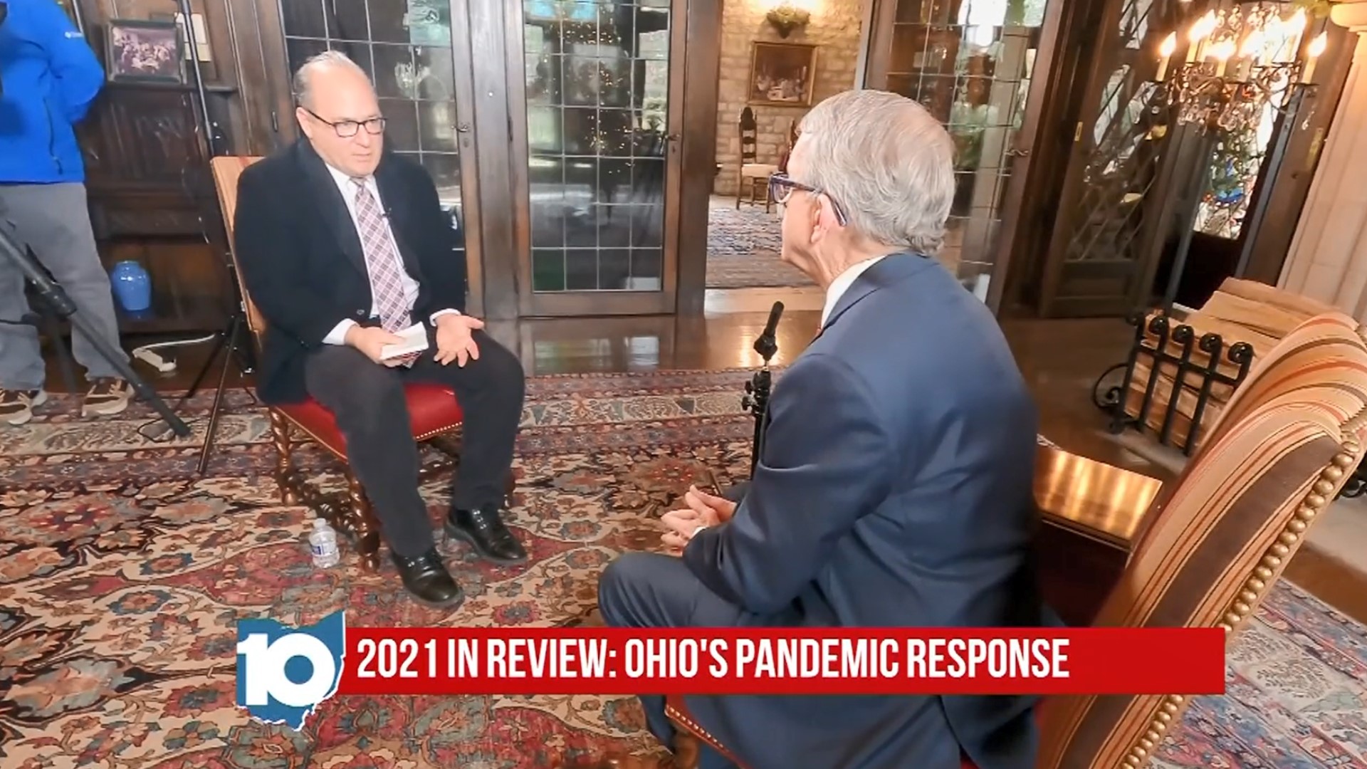 10TV's Kevin Landers sat down with Gov. Mike DeWine about the big stories from 2021.