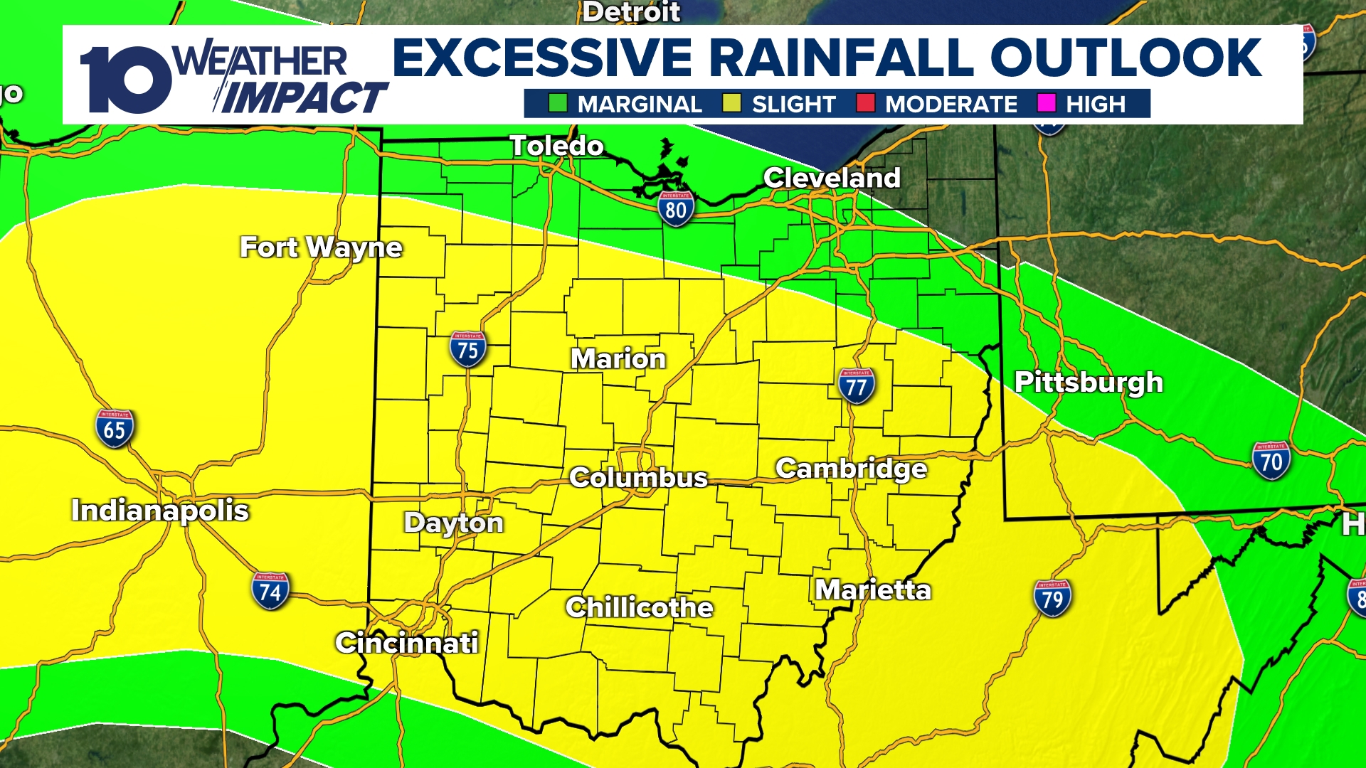 Flood Additional heavy rainfall possible Sunday night