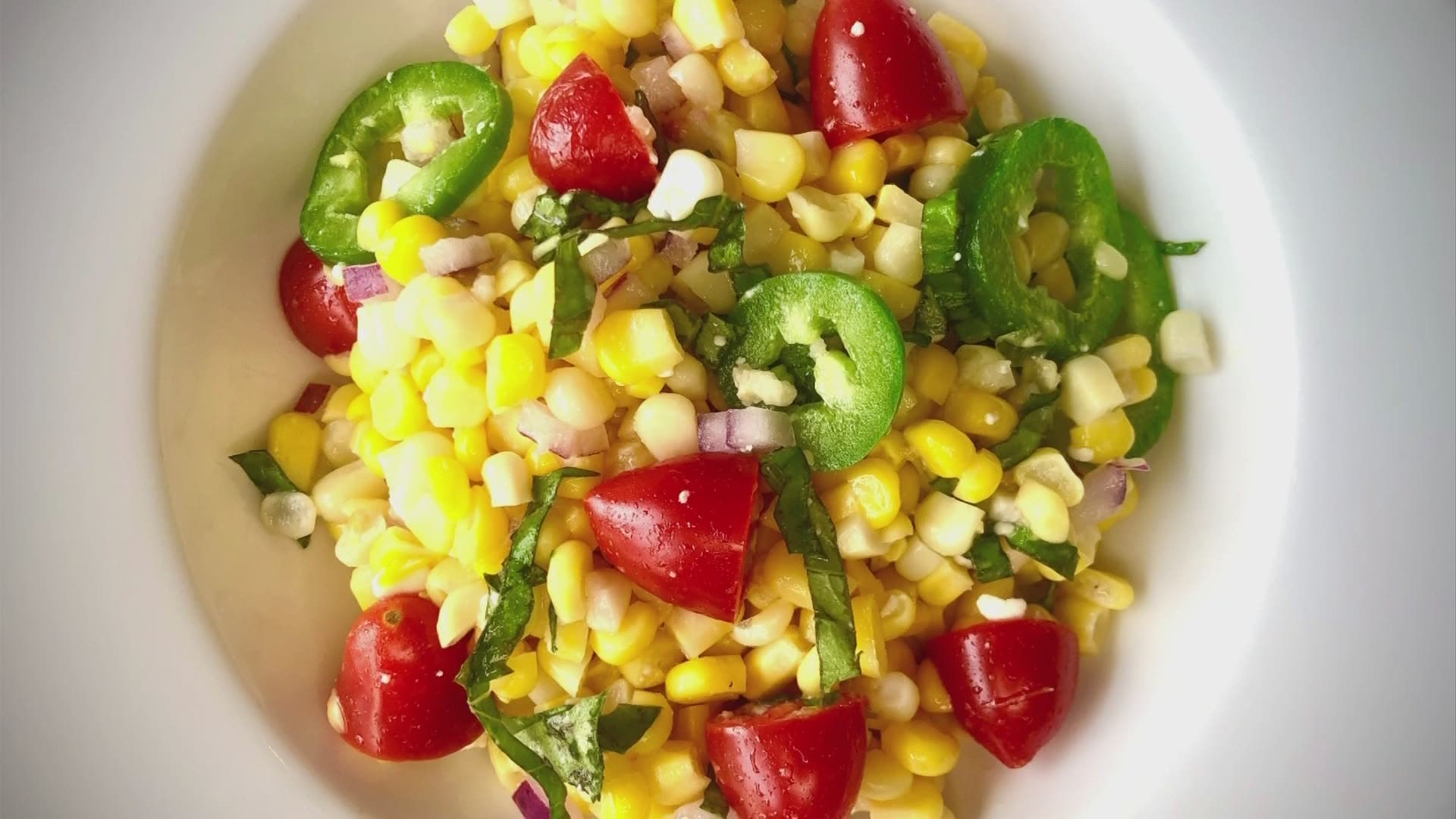 A fun corn salad for your Memorial Day cook out.