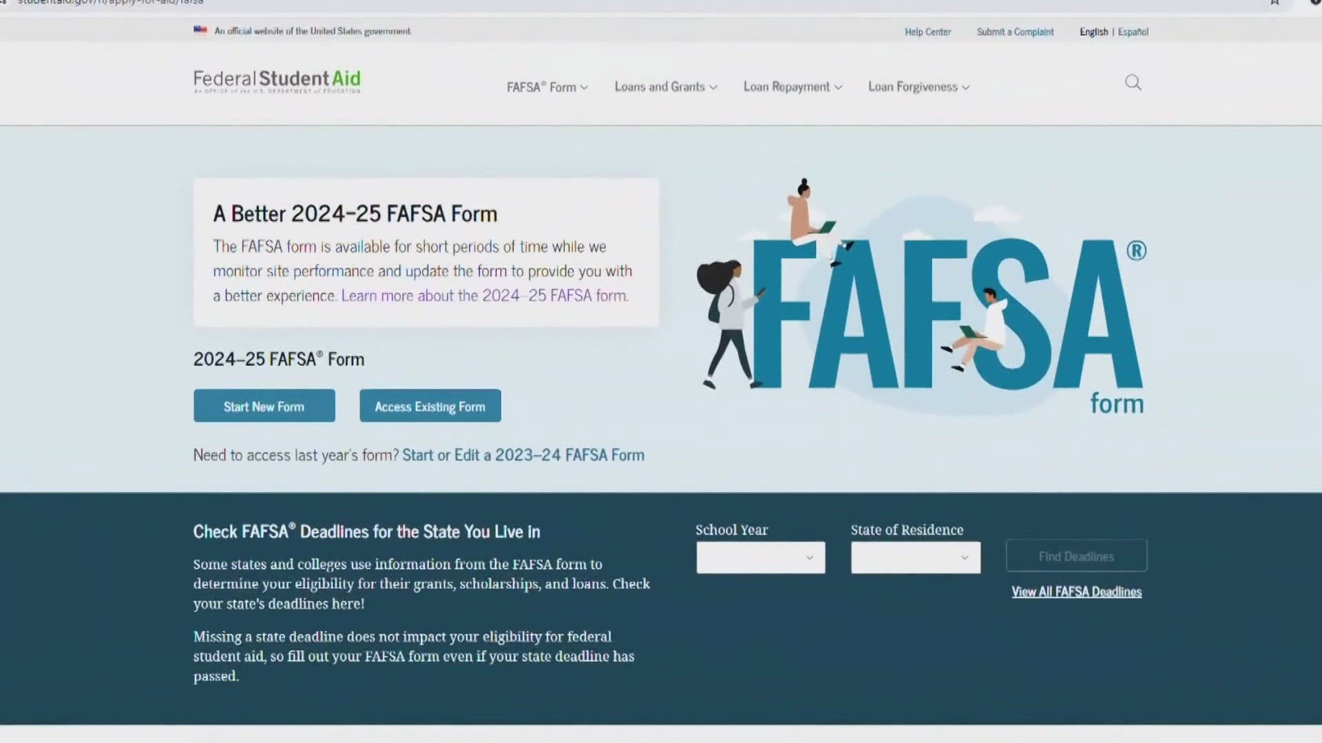 Federal aid for students is expected to come back online on Dec. 1, coming roughly a year after massive issues with FAFSA applications.