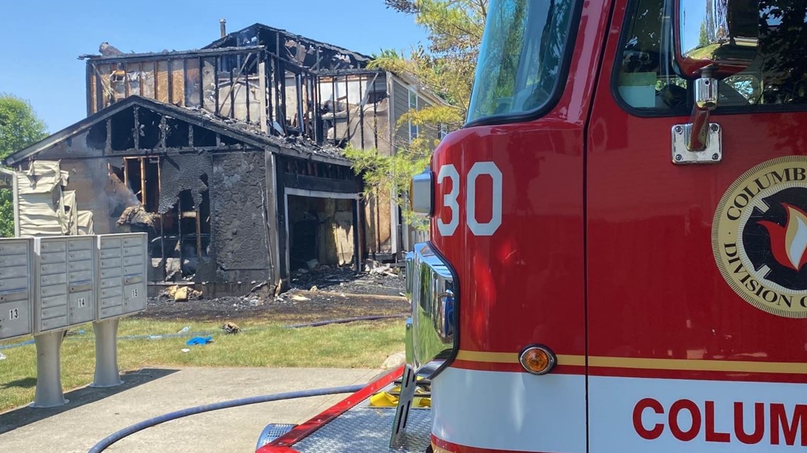 1 injured in apartment fire near Hilliard