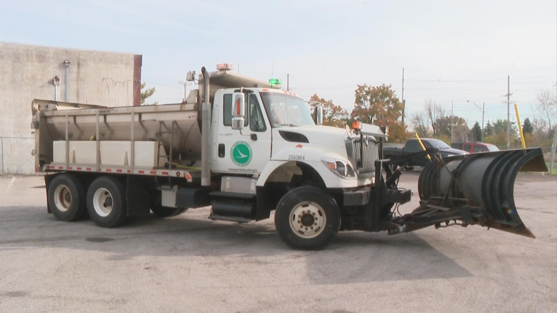 ODOT says there is no way to treat roads ahead of a freezing rain storm and, once the roads are treated, the materials can be easily washed away.