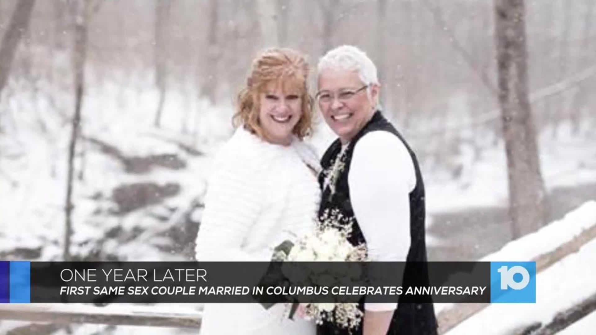 First same-sex couple married in Columbus celebrates anniversary 10tv photo