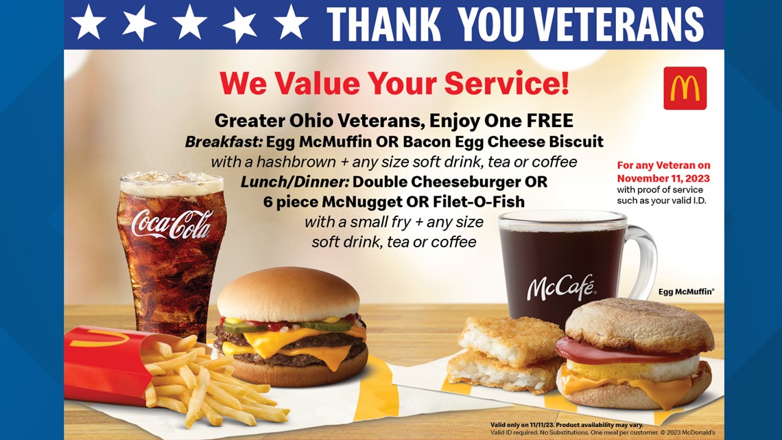 Veterans Day Food Deals 2023, Where to Get Free Meals? - News