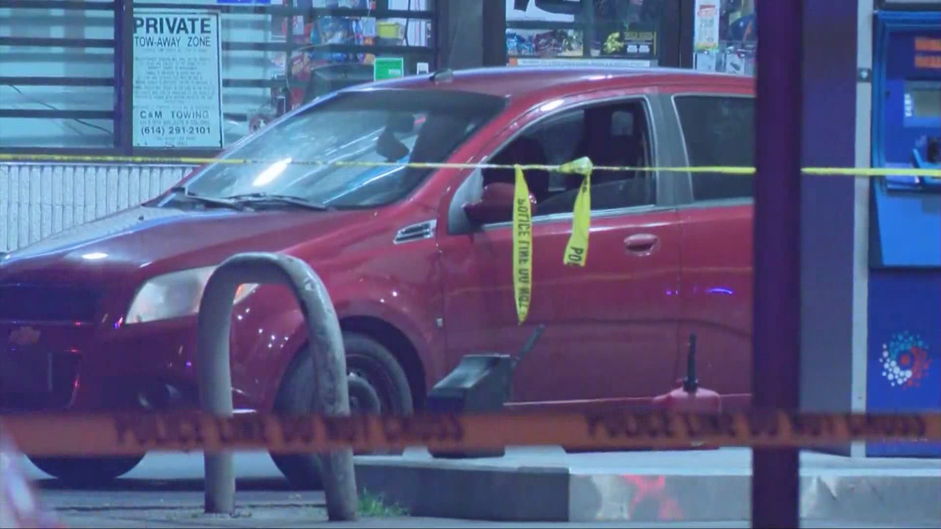 The shooting happened at the Mobil gas station at 1509 Lockbourne Road early Thursday morning.