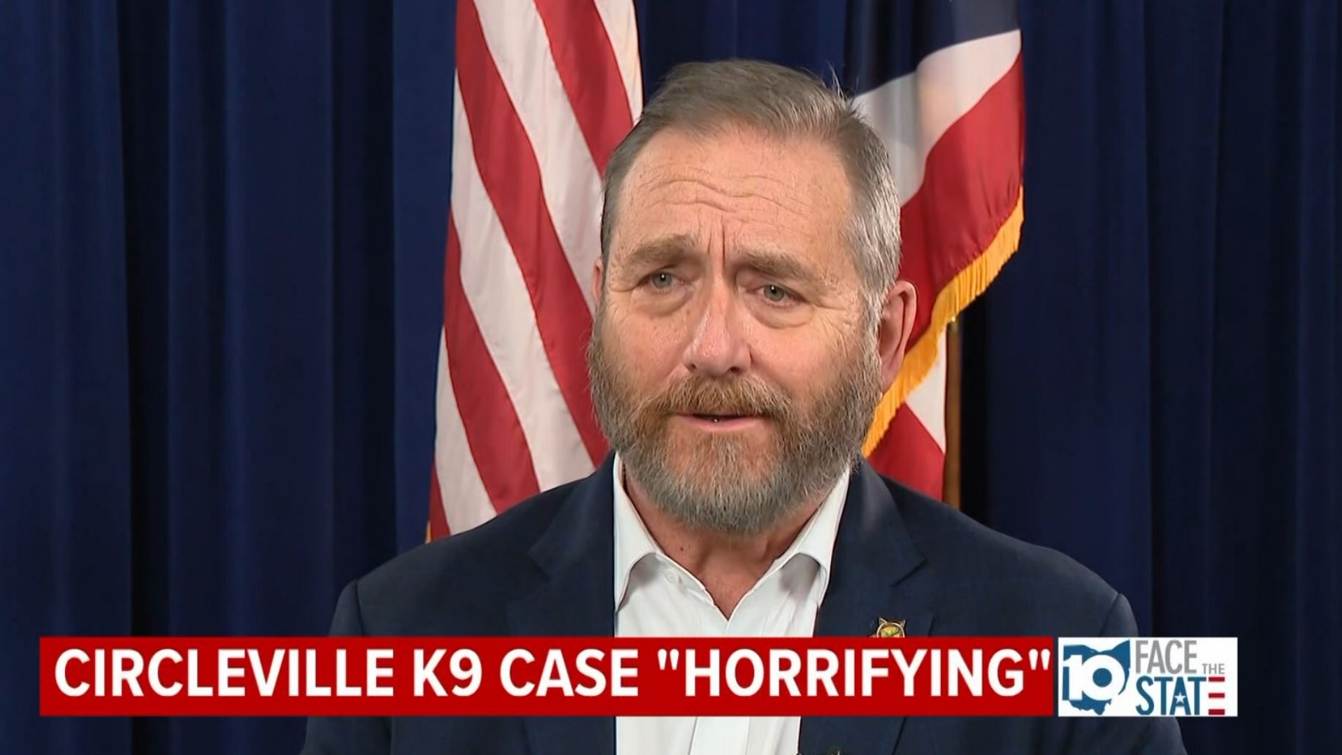 On this week's Face the State, 10TV's Lacey Crisp sat down with Attorney General Dave Yost to discuss Circleville Police Department's K9 unit.