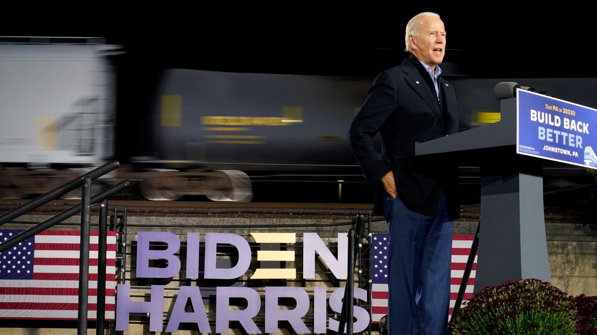 Biden said the rail workers will get better pay, improved working conditions and “peace of mind around their health care costs: all hard-earned.”