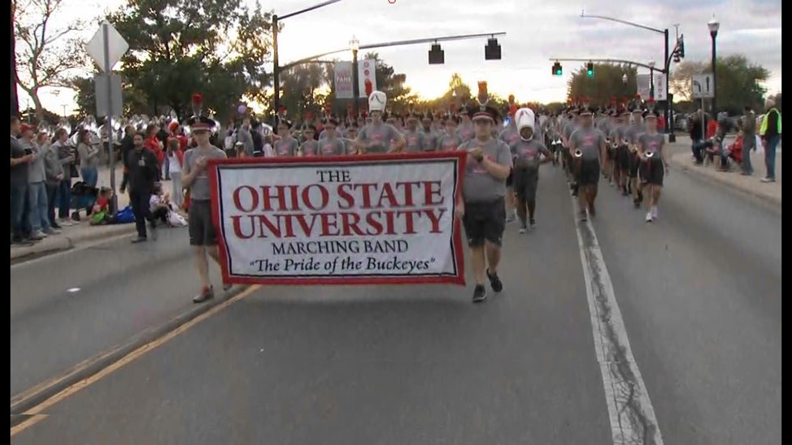 parade kicks off festivities at Ohio State