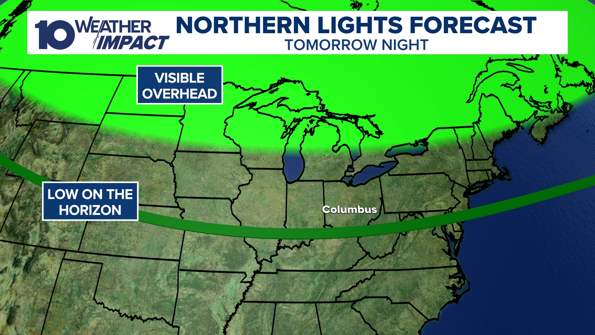 Northern Lights possible Monday night, image size:1920x1080