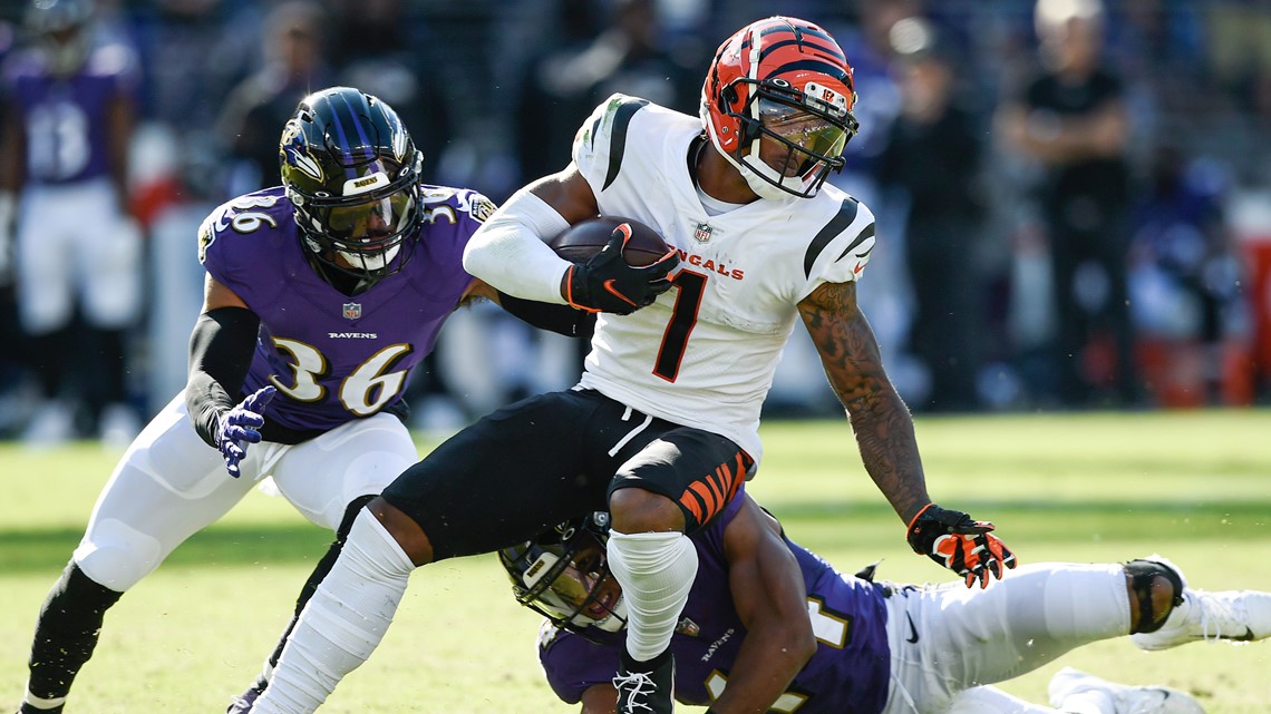 Burrow, Chase lead way as Bengals speed past Ravens 41-17