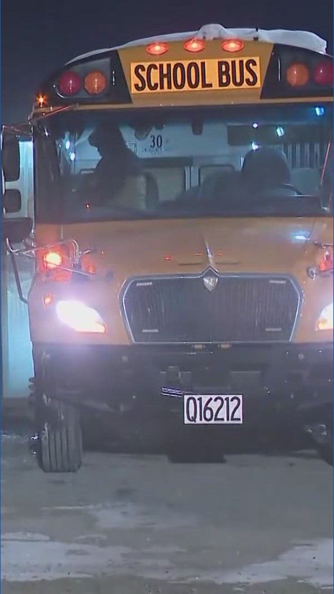 How early do Ohio school buses get ready to hit the road in the cold ...