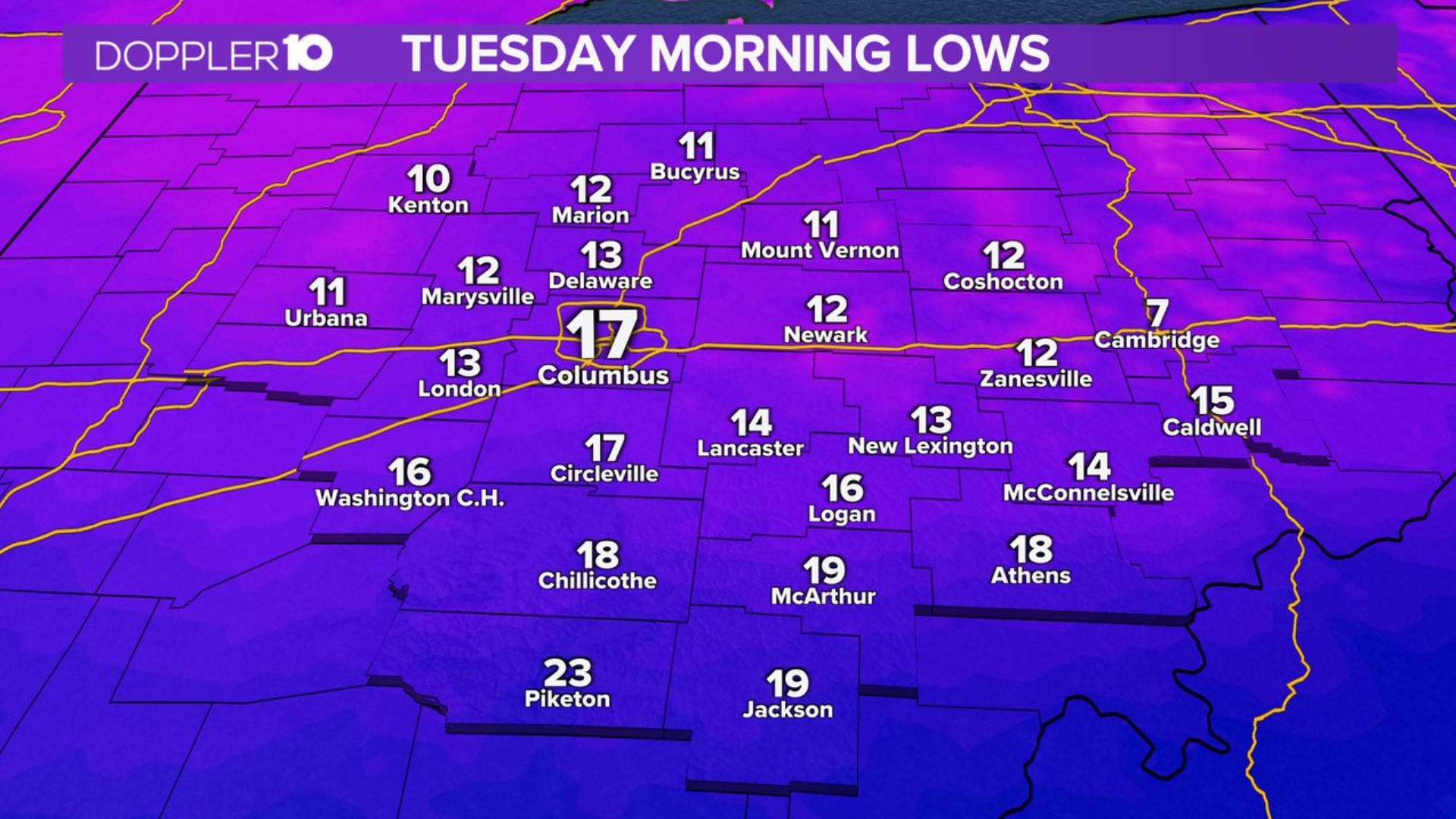 Tracking snow in Columbus and central Ohio