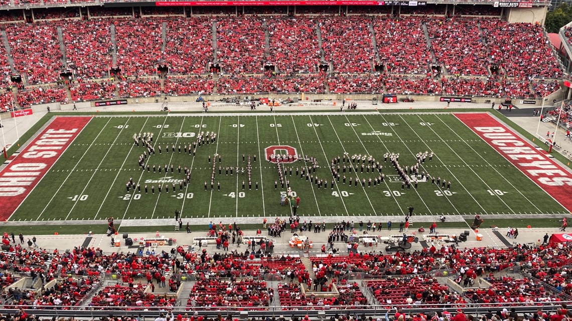 Halftime Show: Ohio State Marching Band celebrates with 'Shrek'