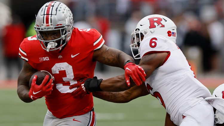 Miyan Williams rushes for 5 TDs, No. 3 Ohio State beats Rutgers 49-10