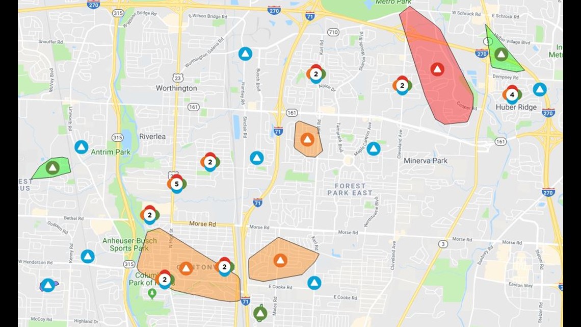 Several Thousand Aep Customers Without Power Around Central Ohio