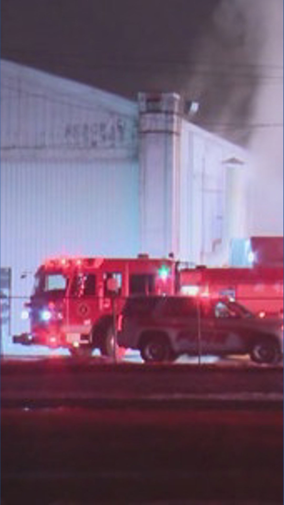 Firefighter hospitalized after fire at Columbus airport storage building