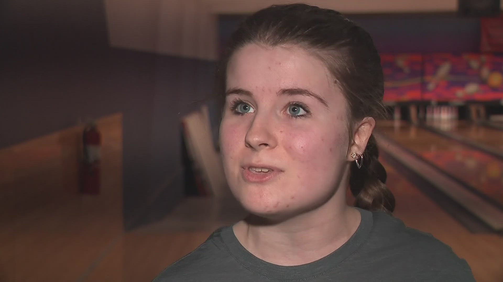 Phoebe Anderson is a bowler at Olentangy.