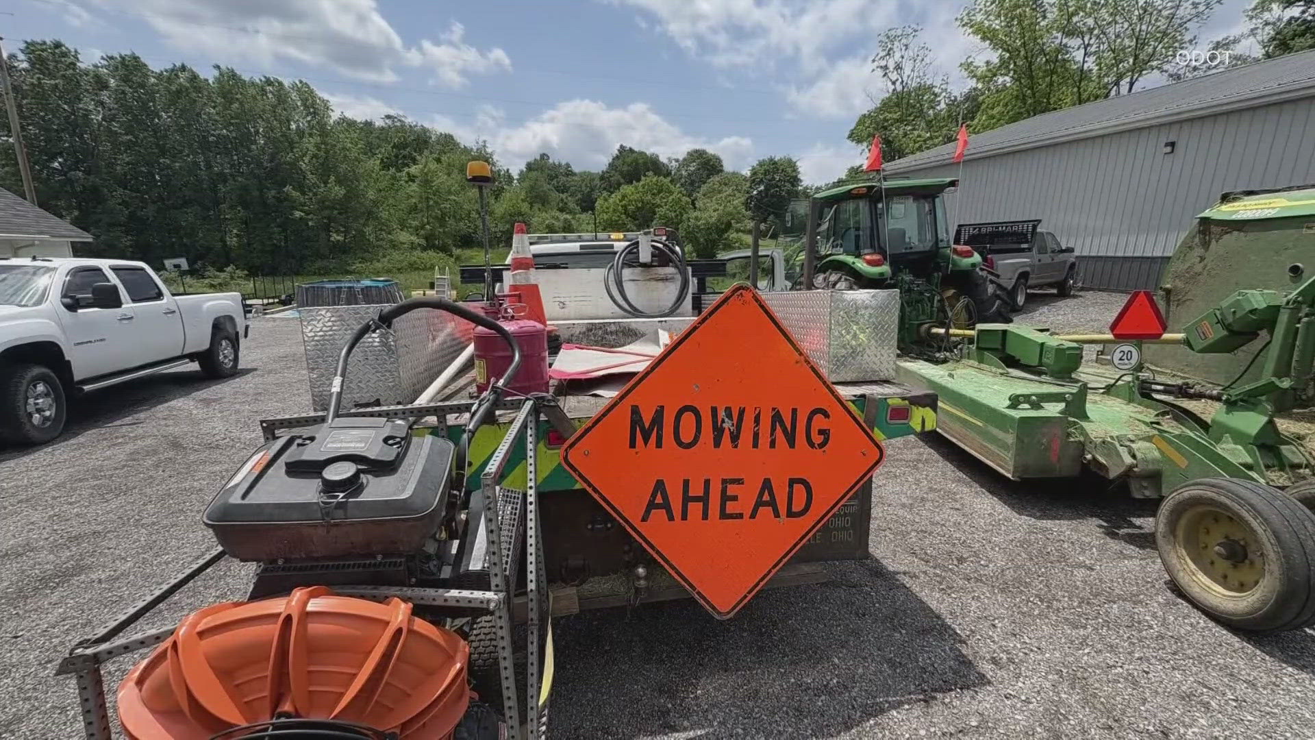 The Ohio Department of Transportation said this incident marks the 68th time ODOT has been hit this year.
