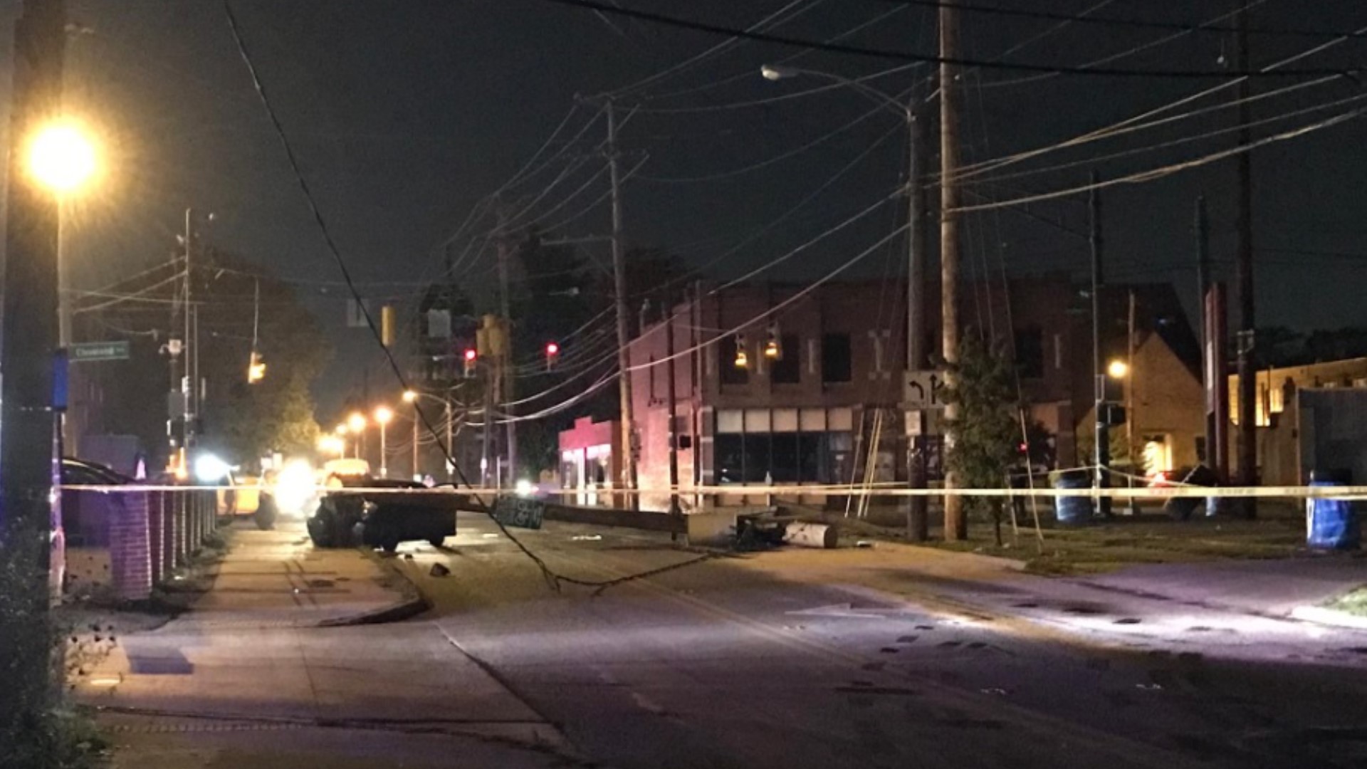 Columbus police said the crash happened just before 6:15 p.m. at the intersection of Cleveland Avenue and East Hudson Street.
