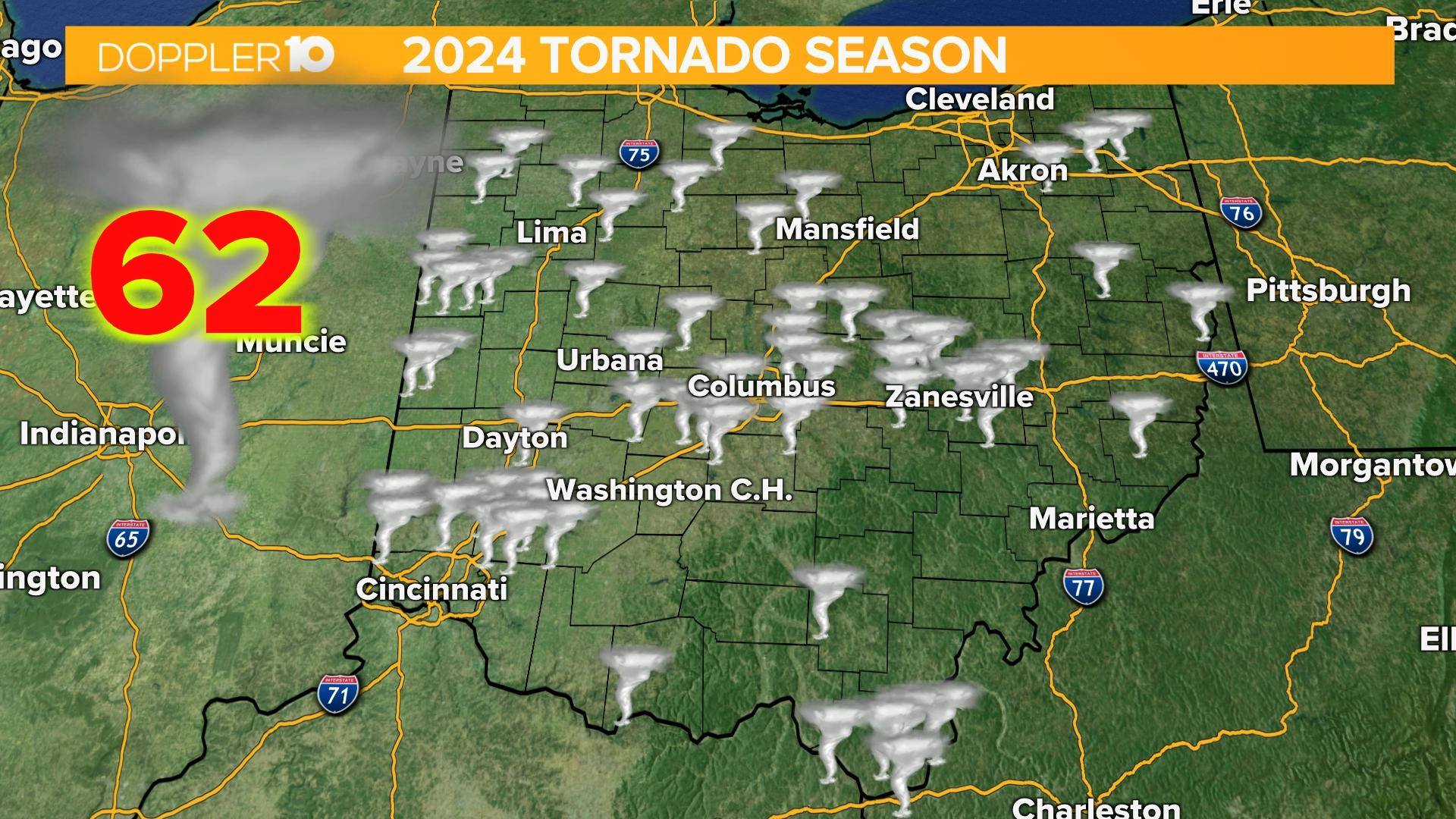 Ohio ties tornado record for state set back in 1992 | 10tv.com