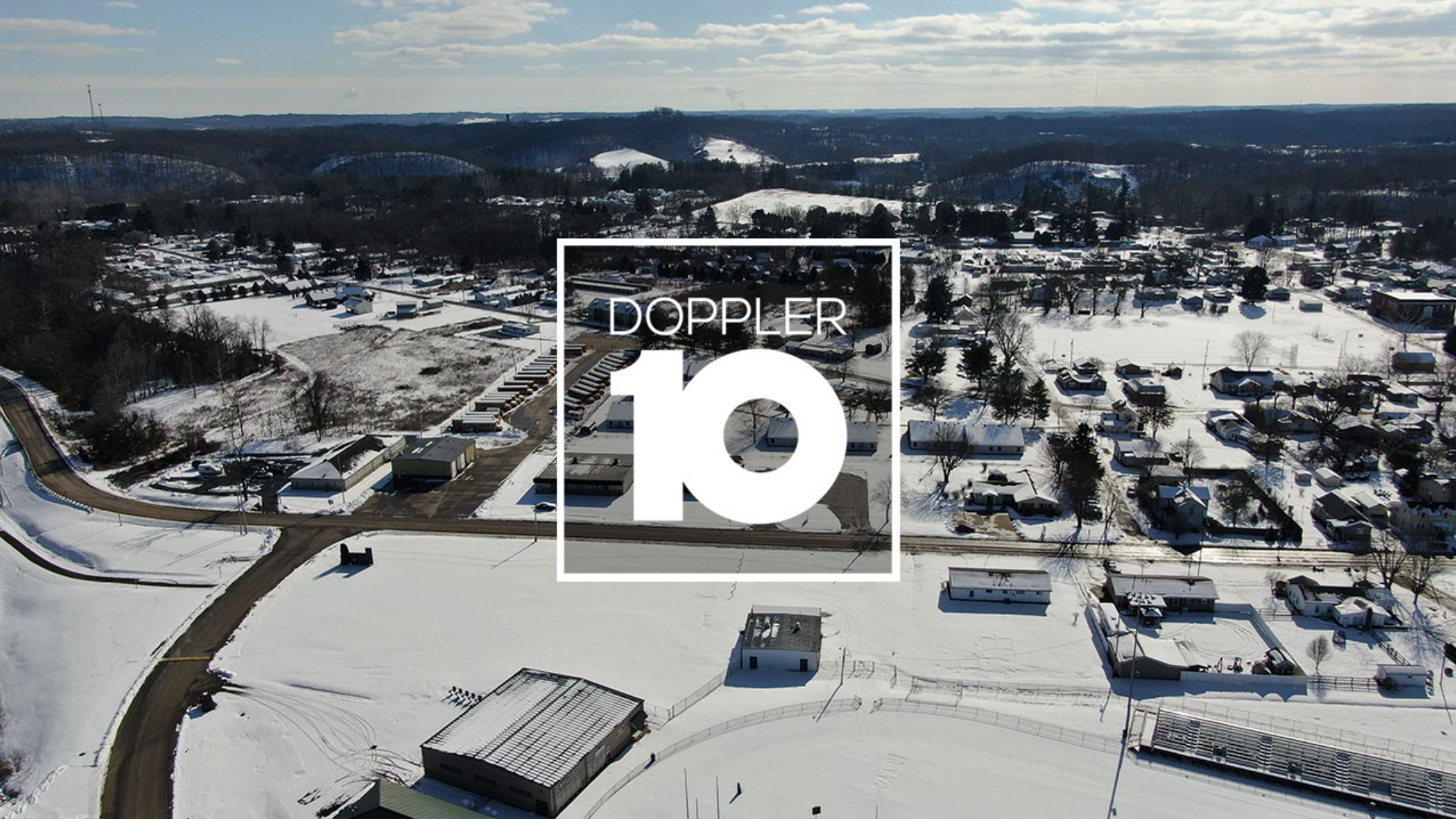 How much snow did Columbus get?