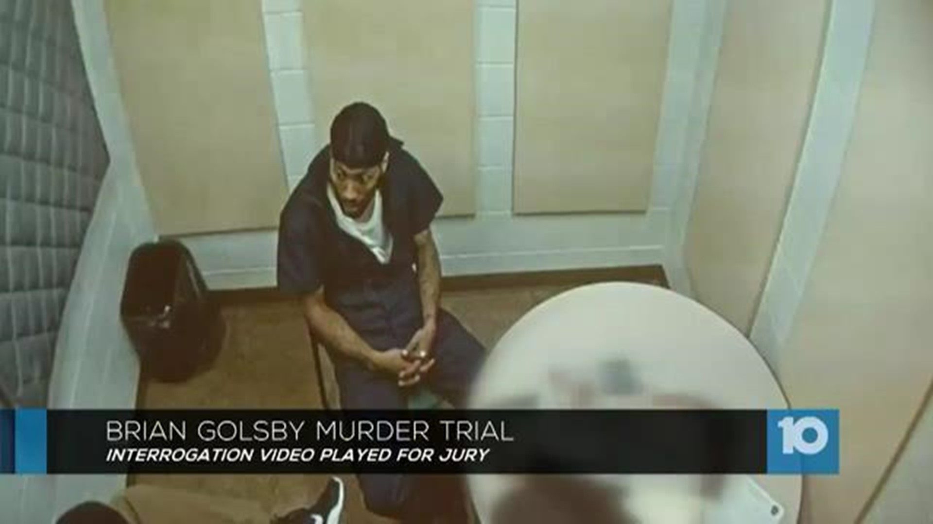 Jurors shown police interview with Golsby after his arrest