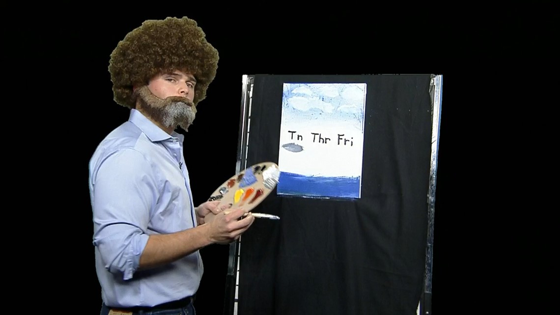 Halloween surprise Bob Ross Caruso paints your forecast 10tv